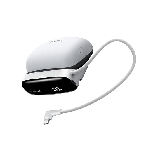BOBOVR PD100 Combo,10000mAh Portable Power Bank, 30W PD Laptop Charger Compatible with MacBook Pro/Air, iPhone 17/16/15, Hot-Swappable External Battery for Unlimited Power