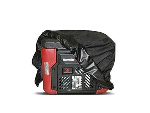 Covermates Classic Generator Cover – All-Weather Water-Resistant Vinyl Outdoor Generator Protector with Polyester Lining and Elastic Hem, 18W x 26D x 20H, Black
