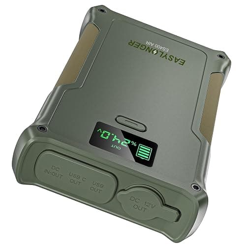 EASYLONGER ES400 AIR CPAP Battery Backup, 148Wh One-Night CPAP Power Supply for ResMed S9, AirSense 11/10, AirCurve 10/11, AirMini, DreamStation/2 – Travel, Camping, Outdoor, Blackout & Emergency Use