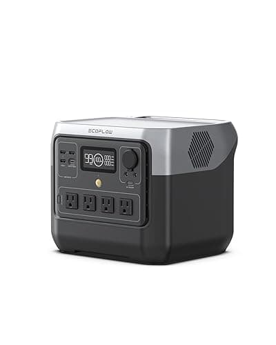 EF ECOFLOW Portable Power Station RIVER 2 Pro, 768Wh LiFePO4 Battery, 70 Min Fast Charging, 4X800W (X-Boost 1600W) AC Outlets, Solar Generator for Outdoor Camping/RVs/Home Use Black