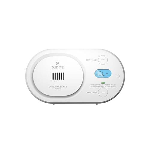 Kidde Carbon Monoxide Detector, AA Battery Powered, Detects Low-Level CO, Digital Backlit Display, Portable for Travel or Home, LED Status Indicators, 85 dB Alarm, 5th Edition, COBDL
