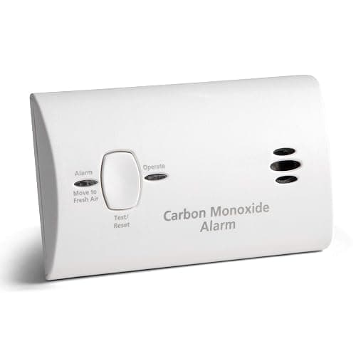 Kidde Carbon Monoxide Detector, AA Battery Powered, Portable for Travel or Home, 85 dB Alarm, LED Status Indicators, 3rd Edition, 6 Pack