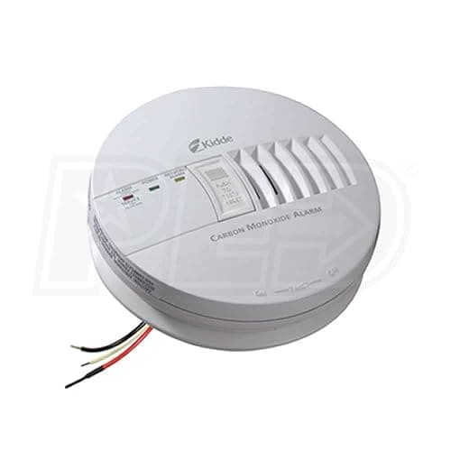 Kidde Hardwired Carbon Monoxide Detector with 9-Volt Battery Backup, 3 LED Indicators