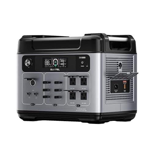 OUKITEL P2001 Pro 3200W/2048Wh Power Station, Solar Generator with 4 AC Outlets (6400W Peak), 1.5H Full Charging, APP Control Battery Backup for Home, Camping & RVs(Optional Solar Panel)