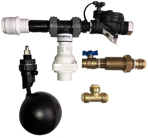 RB750-EZ Premium Water Powered Backup Sump Pump - Reliable Auto Sump Pump Backup System with High Water Alarm for Basement Flood Prevention - No Battery or Electricity Needed