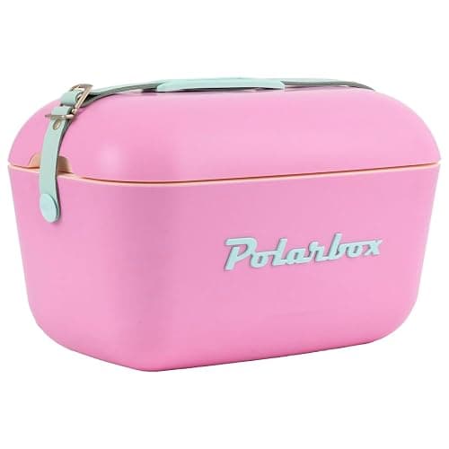 Retro Beach Cooler Vintage Picnic Lunch Box Bag Portable Cooler Travel Camping Hiking 90s Style Ice Chest