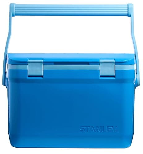Stanley Adventure Outdoor Cooler 16 qt | Heavy Duty Outdoor Camping Cooler with Easy Carry Top Handle | 36 Hour Cooling Ice Chest for 21 Cans| BPA-Free | Azure