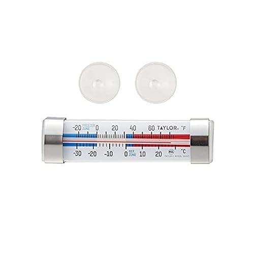 Taylor 3503FS Trutemp Freezer Guide - Refrigerator/Freezer Thermometer, White
