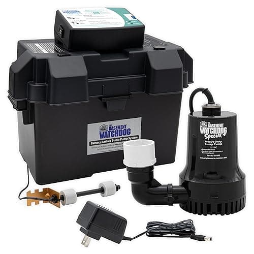 The Basement Watchdog Special CONNECT Battery Backup Sump Pump System w/Copper-Wound Motor, 2,890 GPH (BWSP); WiFi-Capable w/Add-on Module