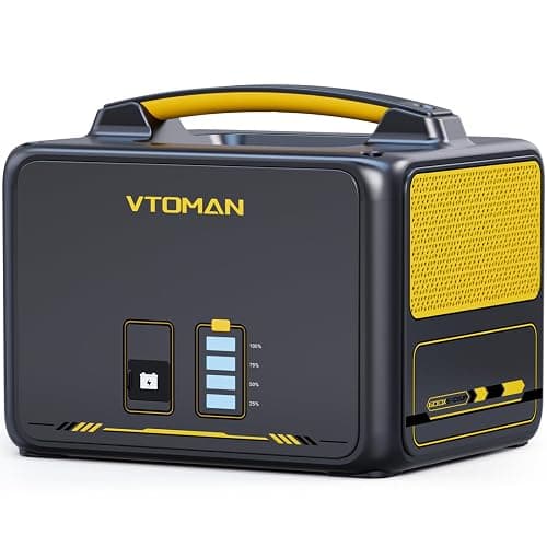 VTOMAN Jump 600X Extra Battery 640Wh for Jump 600X Portable Power Station, LiFePO4 (LFP) Backup Expansion Battery with BMS Protection