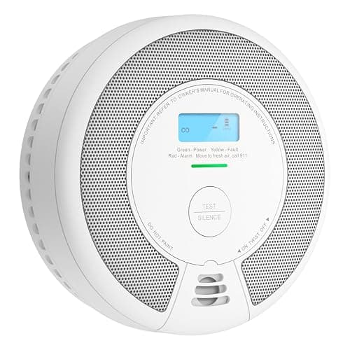 X-Sense Combination Smoke & CO Alarm, 10-Year Battery, Large LCD, 1-Pack | UL 217 & UL 2034 Certified